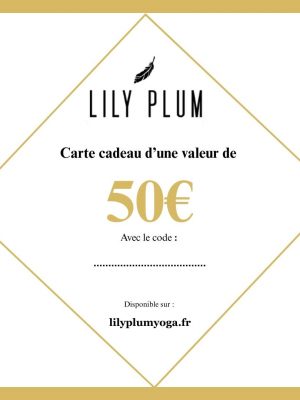 Carte Cadeau LilyPlumYoga