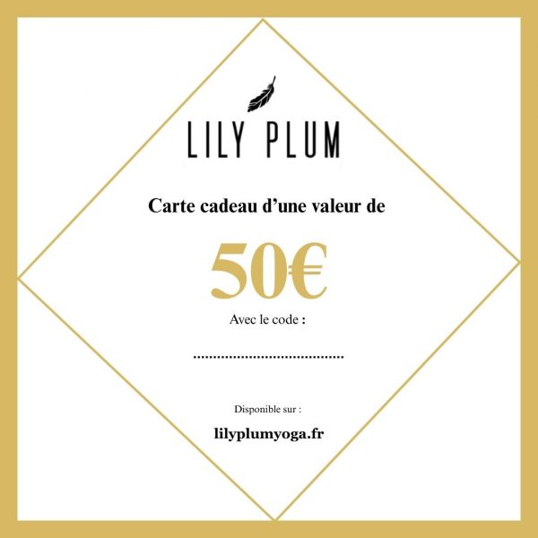 Carte Cadeau LilyPlumYoga