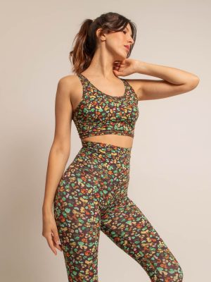 Legging MATT léopard marron chocolat