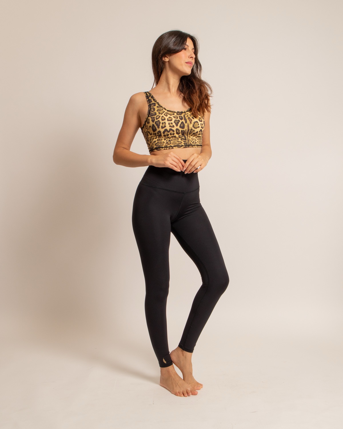 Brassière PEPITA léopard jaune paille