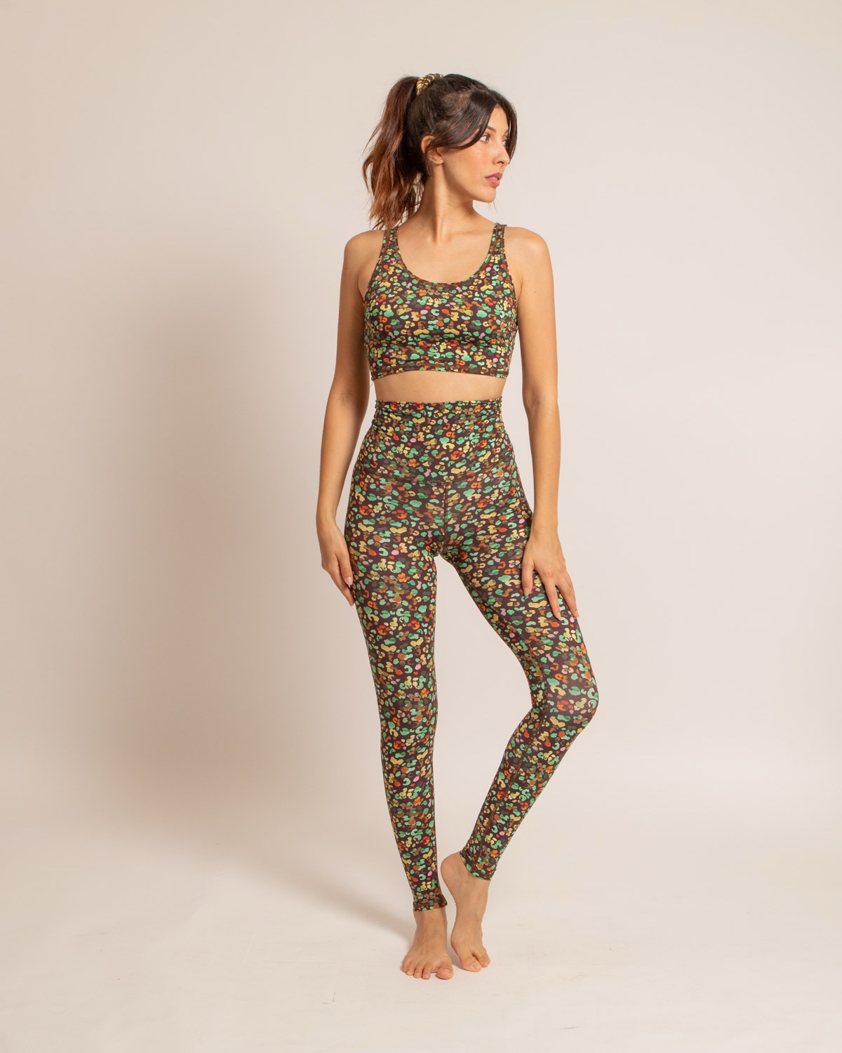Legging MATT léopard marron chocolat – Image 5