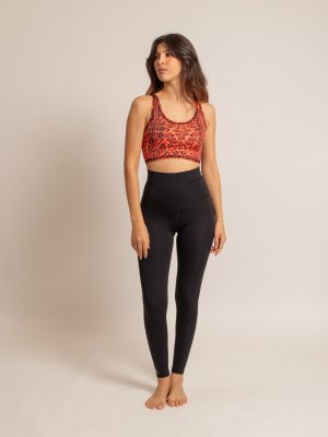 Brassière PEPITA léopard corail