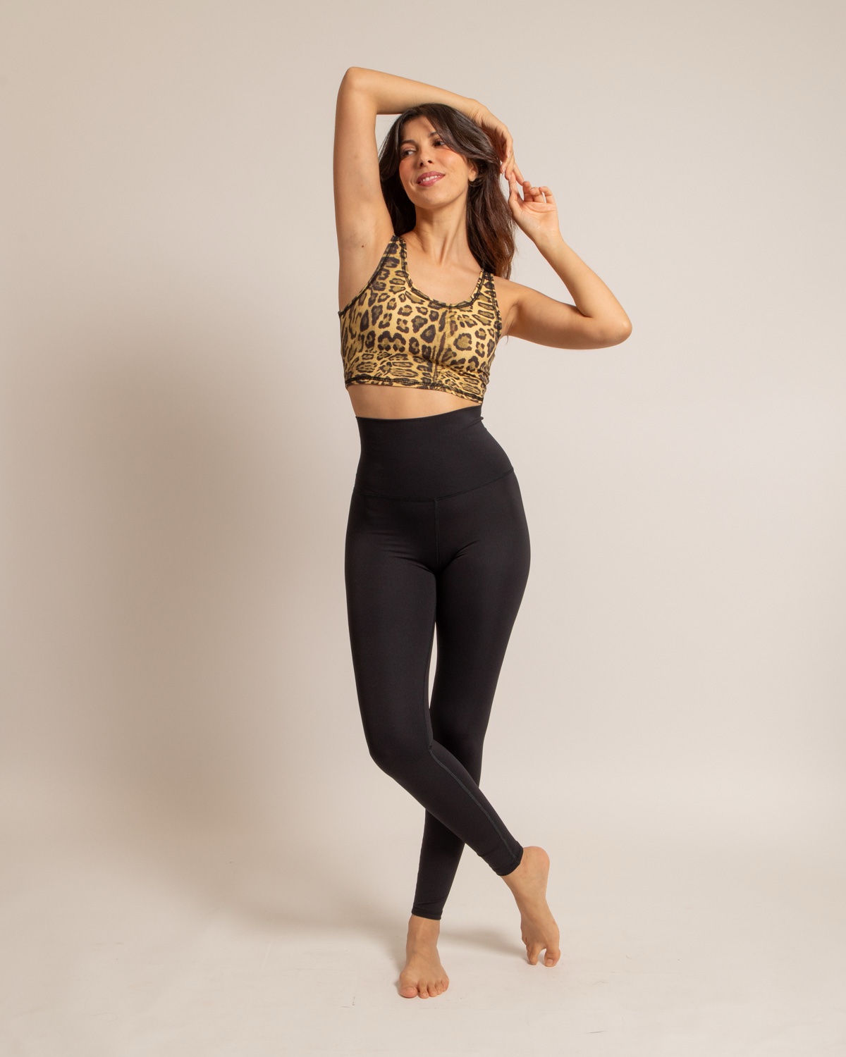 Brassière PEPITA léopard jaune paille – Image 2