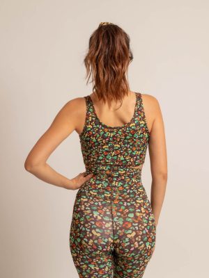 Brassière PEPITA léopard marron chocolat