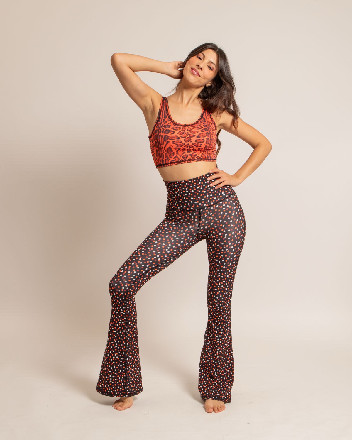 Pantalon patte d'eph DELPH petit pois – Image 4